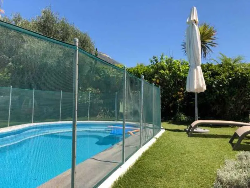 rede para proteção de piscina